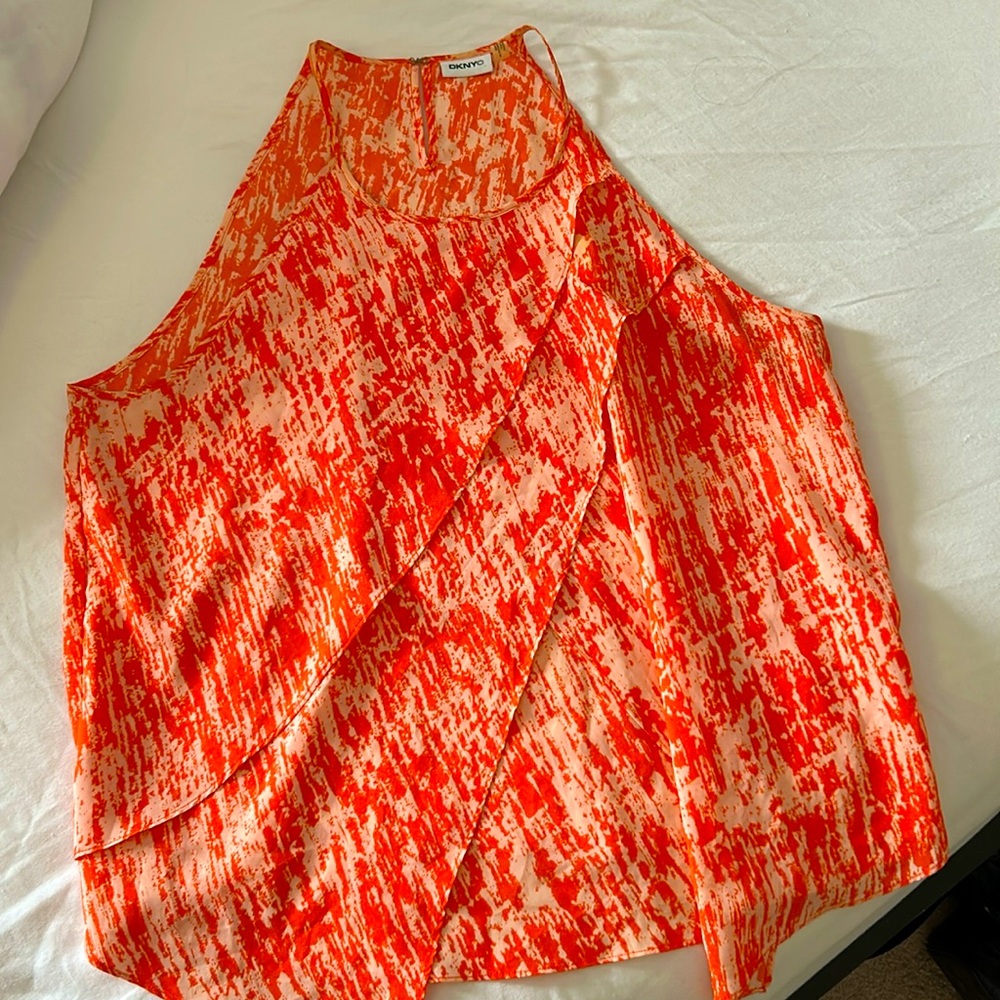 DKNY multi layered summer top. Light and airy.